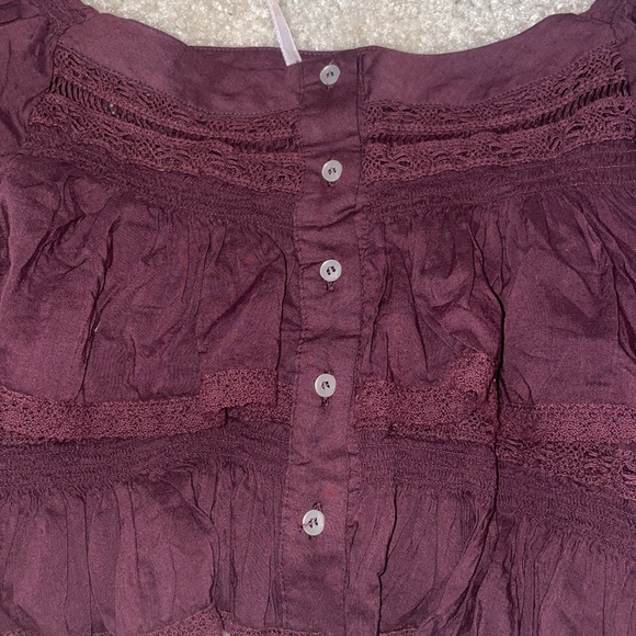 NWOT Free People Off the Shoulder Top - Picture 4 of 4